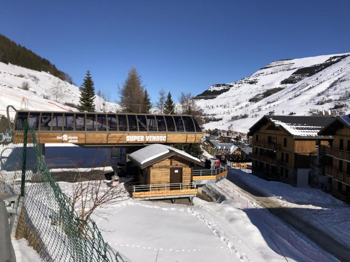 Appartement Vue Imprenable Avec Emplacement Ideal Les Deux Alpes Bagian luar foto