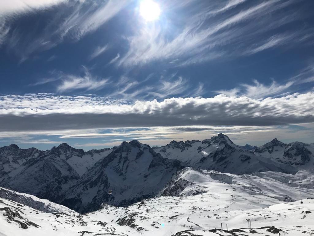 Appartement Vue Imprenable Avec Emplacement Ideal Les Deux Alpes Bagian luar foto