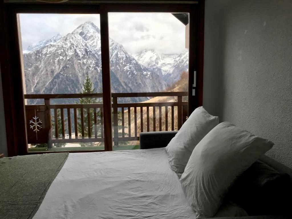 Appartement Vue Imprenable Avec Emplacement Ideal Les Deux Alpes Bagian luar foto