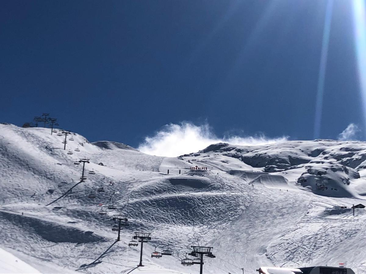Appartement Vue Imprenable Avec Emplacement Ideal Les Deux Alpes Bagian luar foto