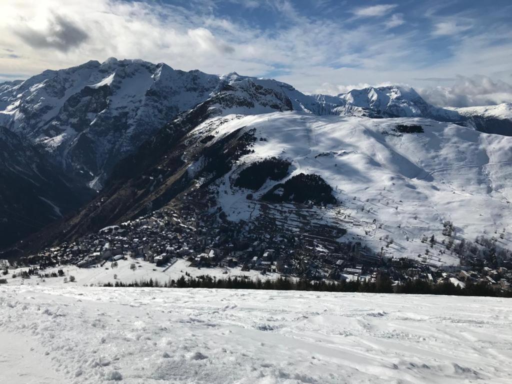 Appartement Vue Imprenable Avec Emplacement Ideal Les Deux Alpes Bagian luar foto